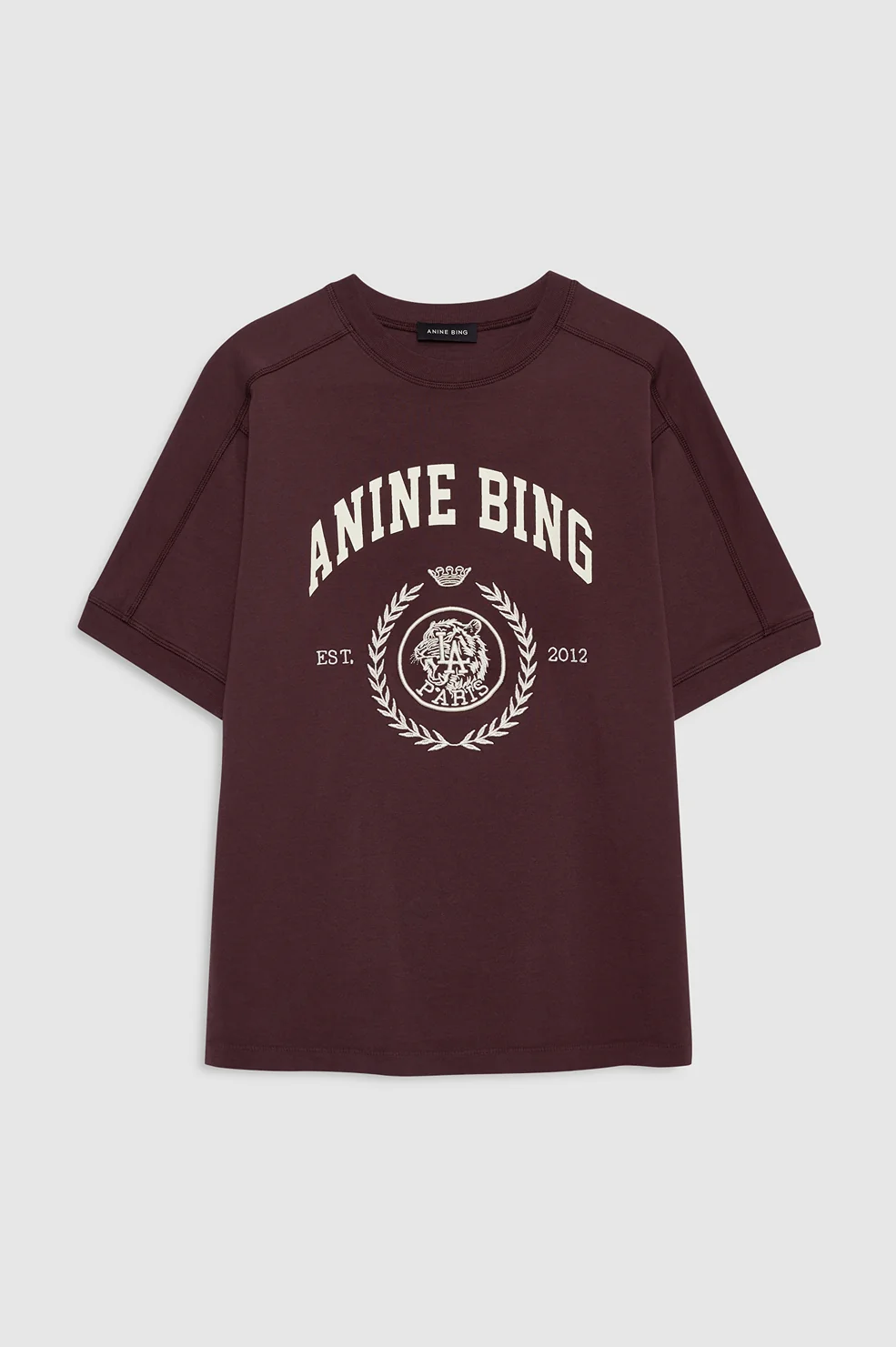 ANINE BING Jaylin Tee Collegiate FIG