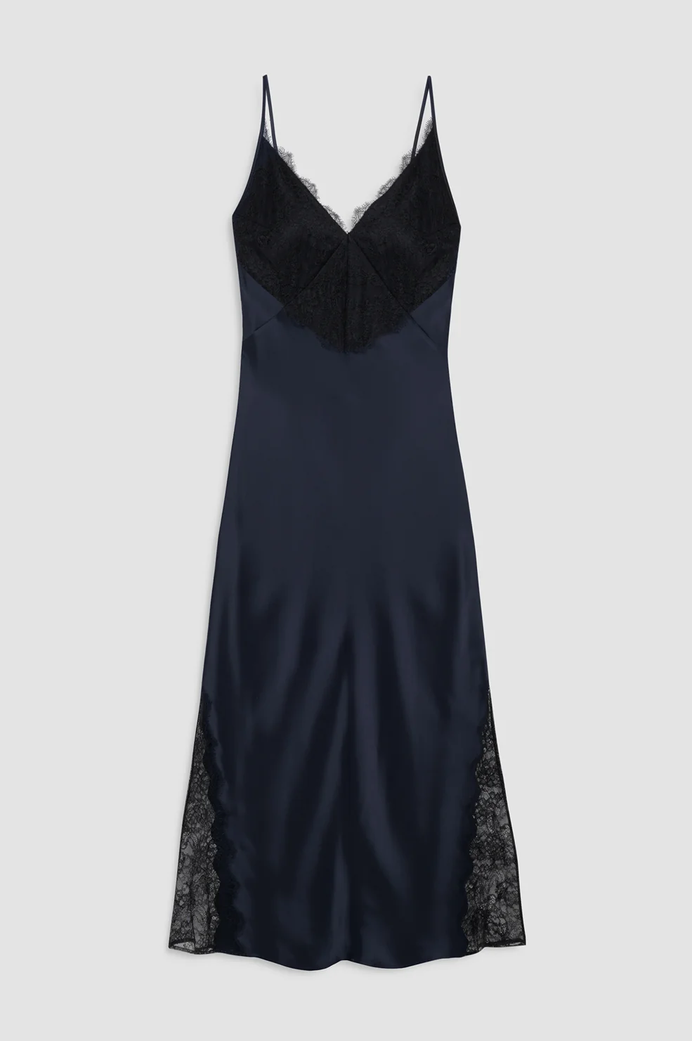 ANINE BING Judy Dress navy and black lace