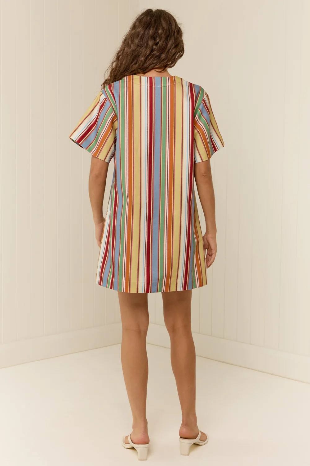 PALM NOOSA Lennon Mini Dress Anana Stripe - Image 3