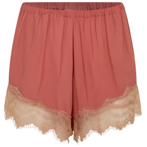 CIAO CIAO UNWIND LACE TRIM SHORTS