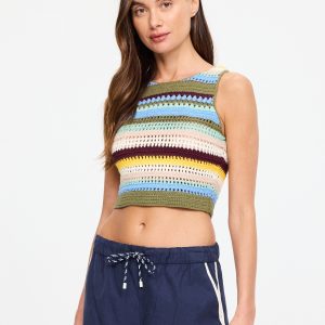 THE UPSIDE BRASILIA ISLA CROCHET TOP