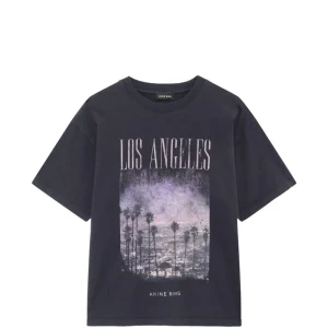 ANINE BING Cade tee Los Angeles - washed black
