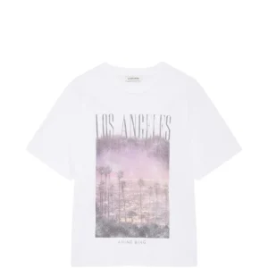 ANINE BING Cade tee Los Angeles - white