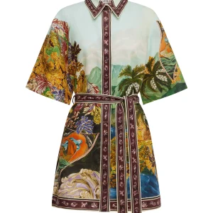 ALEMAIS lucena mini shirtdress