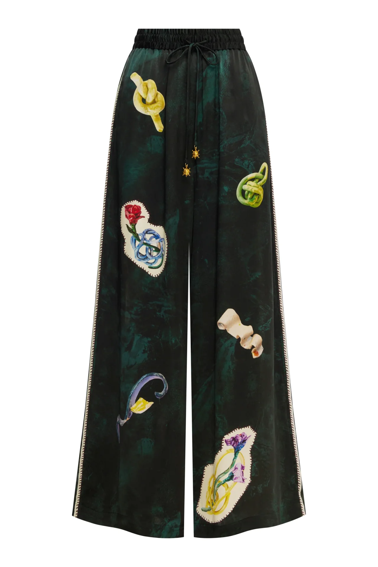 ALEMAIS florero silk pant