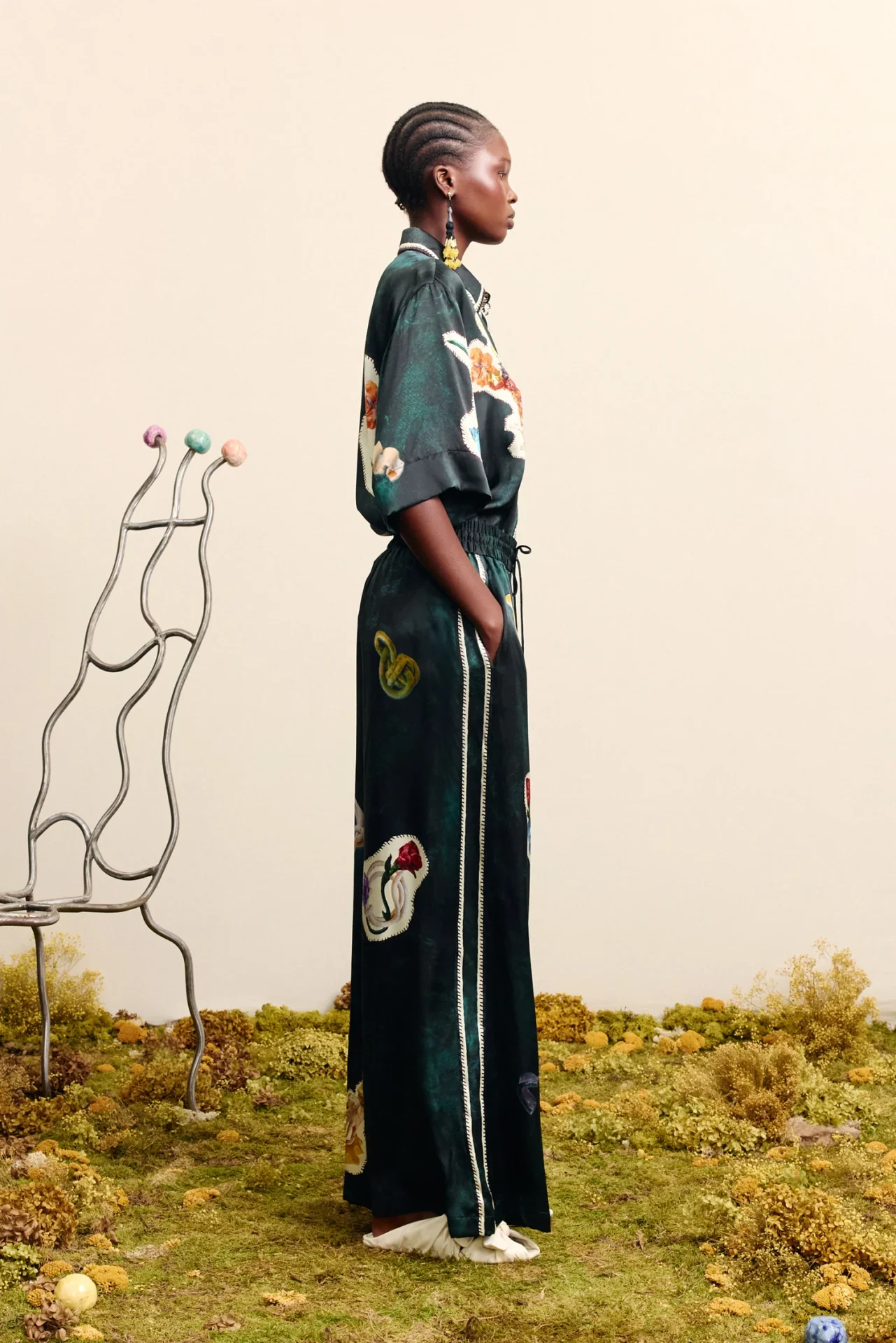 ALEMAIS florero silk pant - Image 3