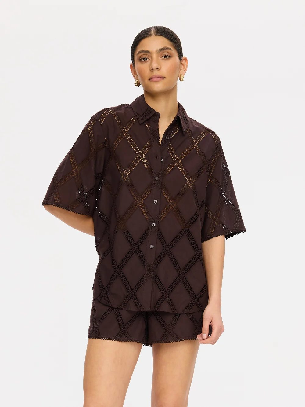 KIVARI Izzy Shirt Chocolate